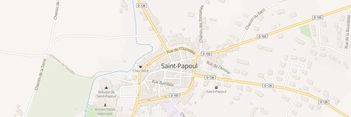 Plan du 5 Rue de la Tour des Gardes à Saint-Papoul