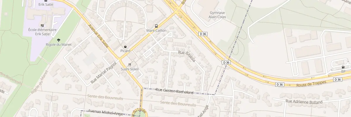 Plan du 16 Rue d’Alésia à Montigny-le-Bretonneux