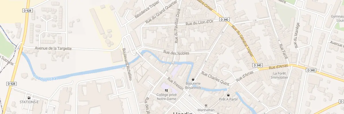 Plan du 11 Rue des Nobles à Hesdin-la-Forêt