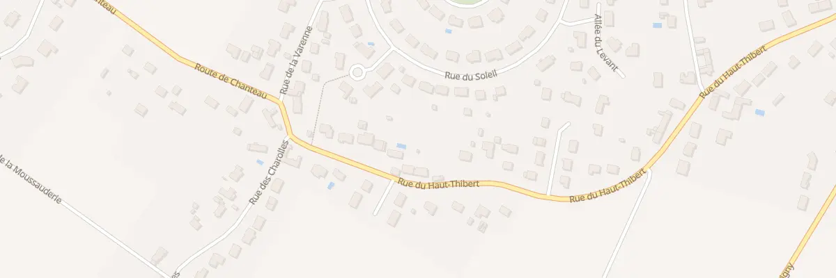 Plan du 70 Rue du Haut Thibert à Rebréchien