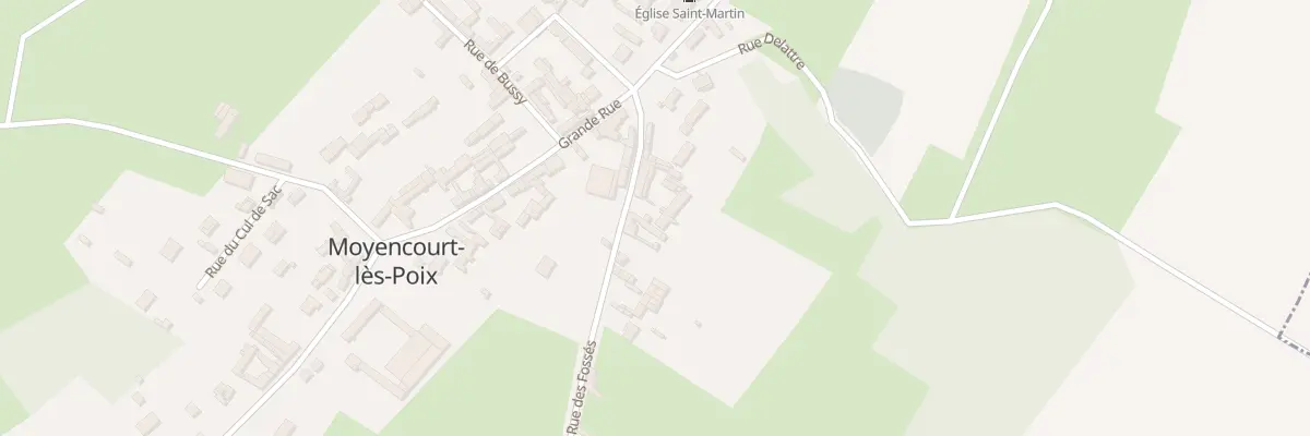 Plan du 5 Rue des Fossés à Moyencourt-lès-Poix