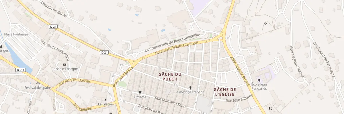 Plan du 11 Rue des Frères à Villefranche-de-Rouergue