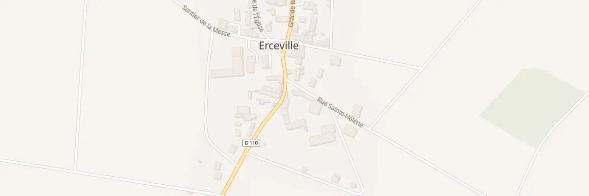 Plan du 29 Gr Grande Rue à Erceville