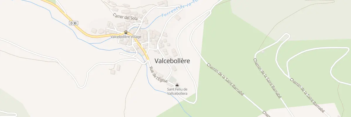 Plan du 2 Che de la Saint Barnabe à Valcebollère