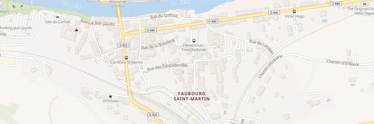 Plan du 8B Av Georges Clemenceau à Figeac