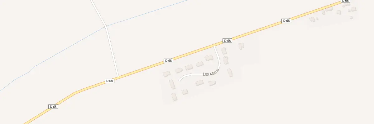 Plan du 6 Les Meris à Chéry