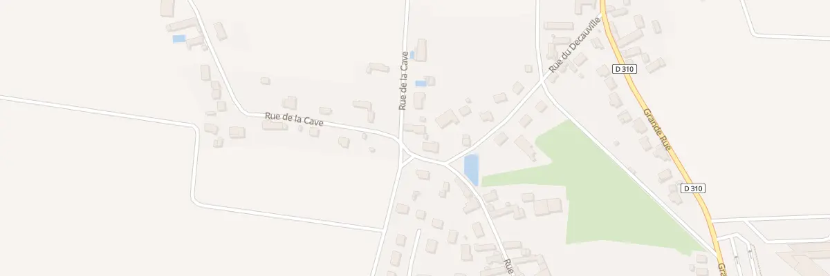 Plan du 2 Rue de la Cave à Bazoches-les-Gallerandes