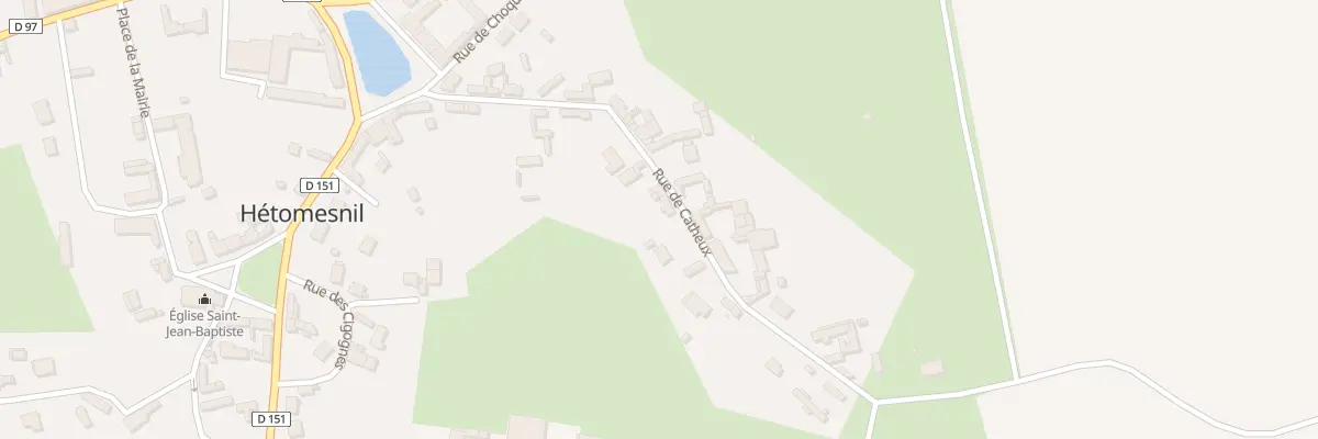 Plan du 204 Rue de Catheux à Hétomesnil
