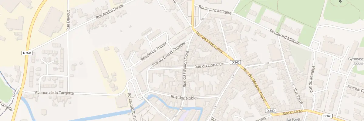 Plan du 29 Rue du Pavillon Doré à Hesdin-la-Forêt