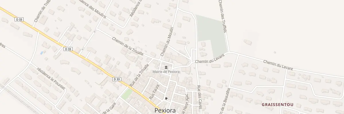 Plan du 2 Côte de Jacquou à Pexiora