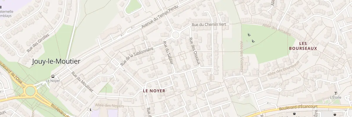 Plan du 9 Rue du Sablier à Jouy-le-Moutier