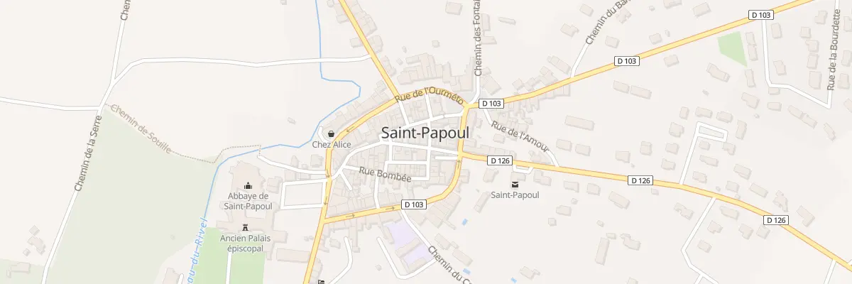 Plan du 7 Rue du Presbytère à Saint-Papoul