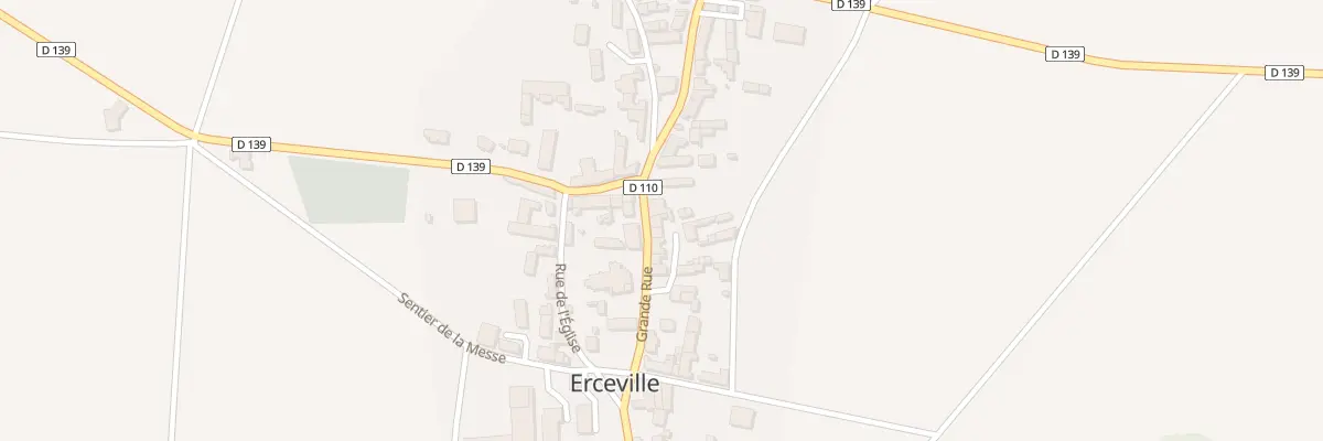 Plan du 15 Rue de la Garenne à Erceville