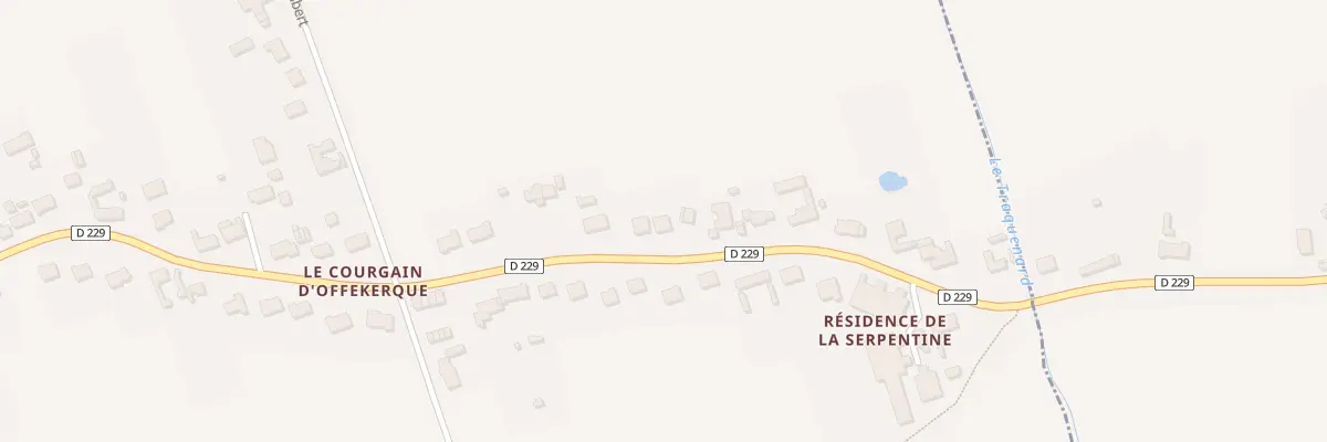 Plan du 14 Rue du Courgain à Offekerque
