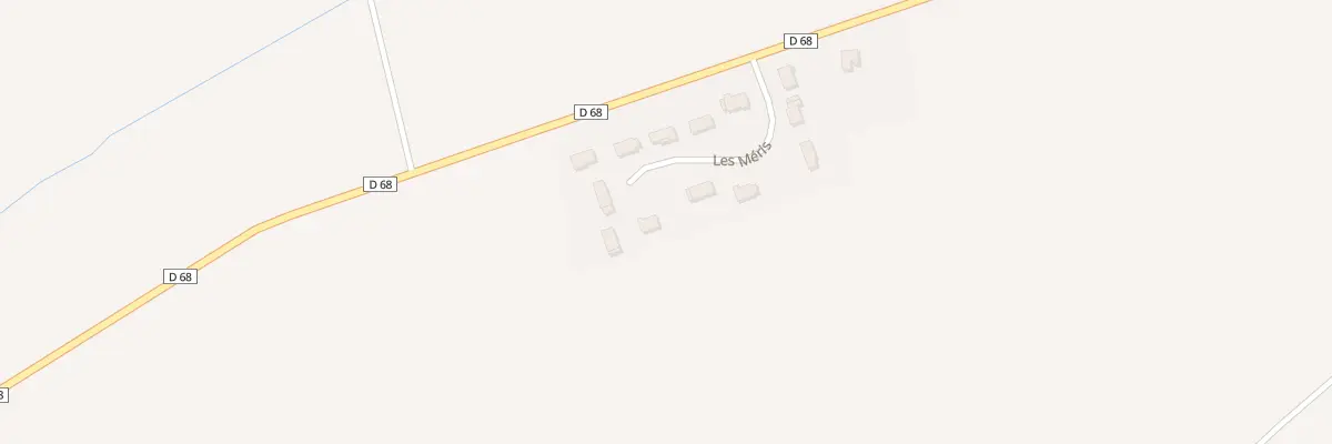 Plan du 16 Les Meris à Chéry