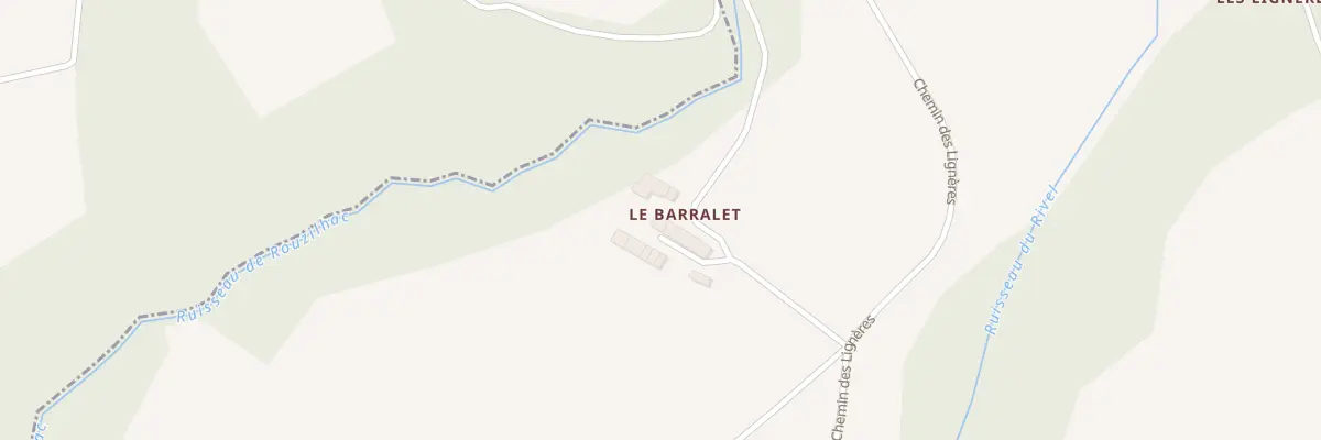 Plan du 185 Le Barralet à Saint-Papoul