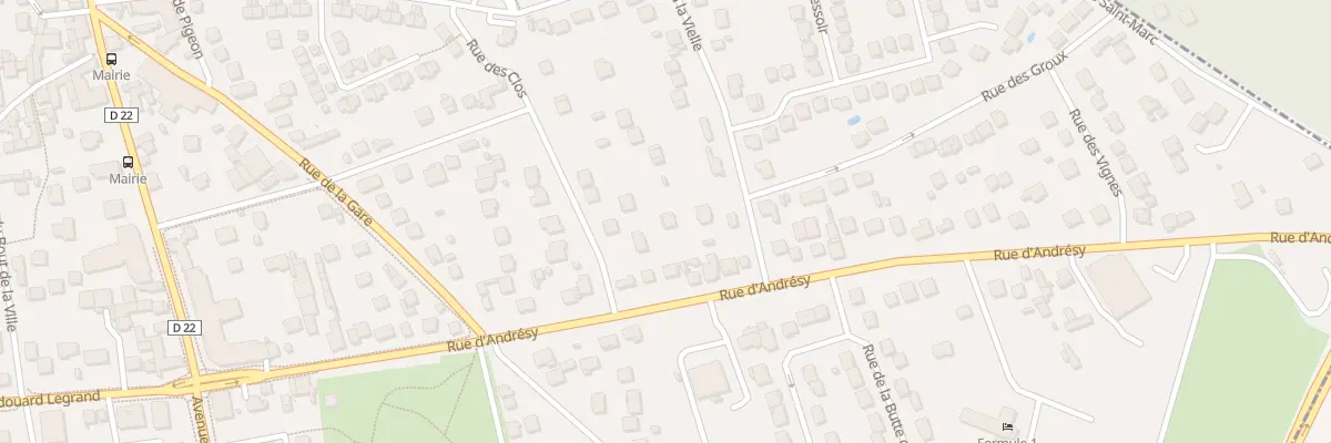 Plan du 6B Rue des Clos à Chanteloup-les-Vignes
