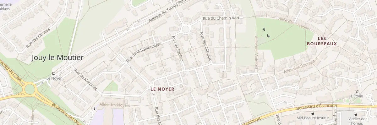 Plan du 13 Rue du Sablier à Jouy-le-Moutier