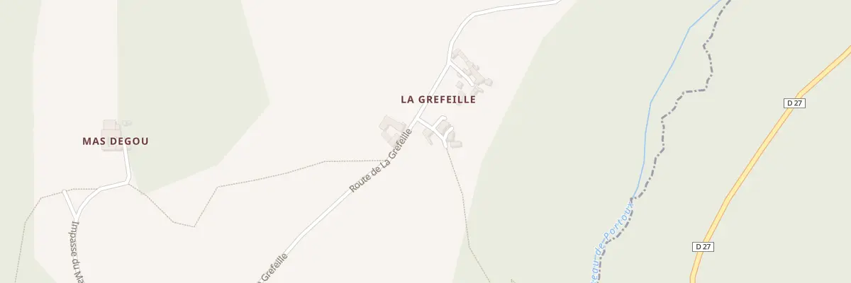 Plan du 5118 Hameau de La Grefeille à Laparrouquial
