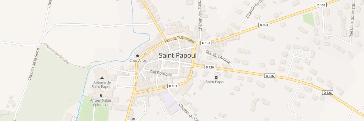 Plan du 9 Rue du Presbytère à Saint-Papoul