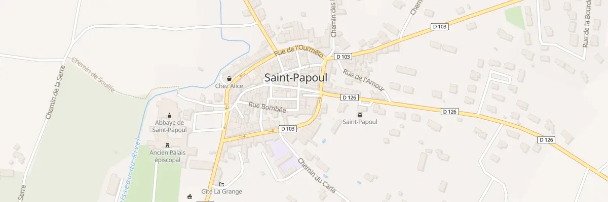 Plan du 7 Rue du Forgeron à Saint-Papoul