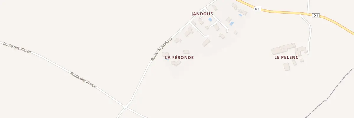 Plan du 5147 La Feronde à Bernac