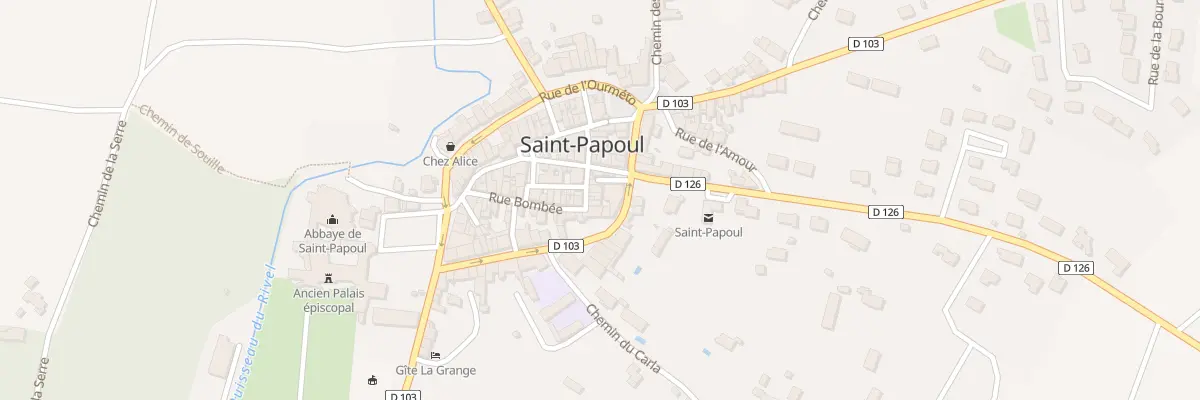Plan du 9 Rue du Forgeron à Saint-Papoul