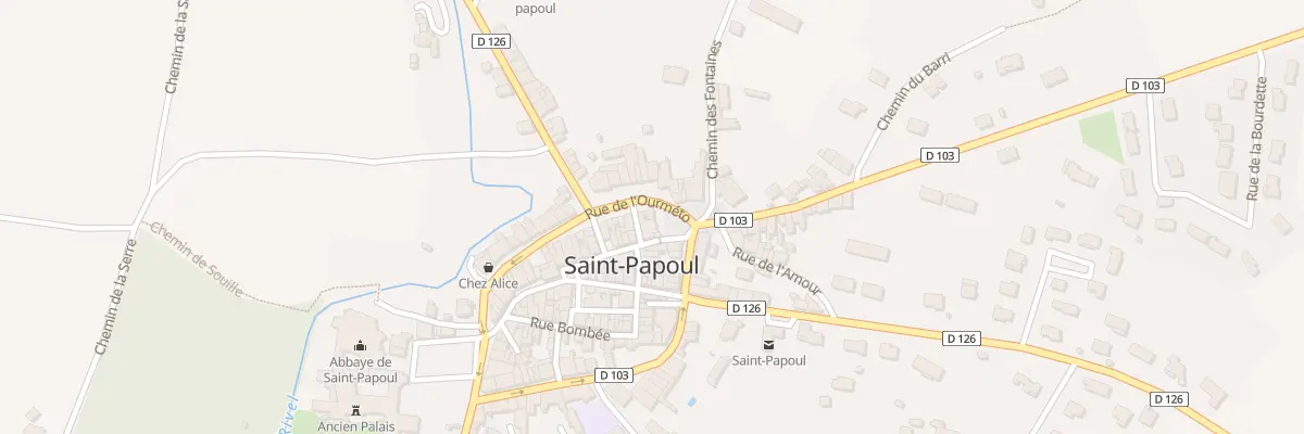 Plan du 2 Pl de la Bascule à Saint-Papoul
