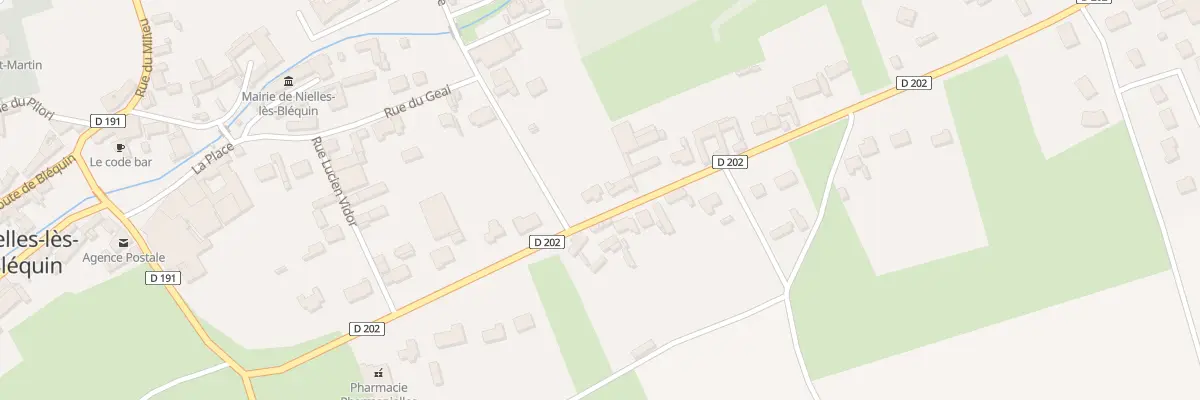 Plan du 1 Rue Bernard Chochoy à Nielles-lès-Bléquin