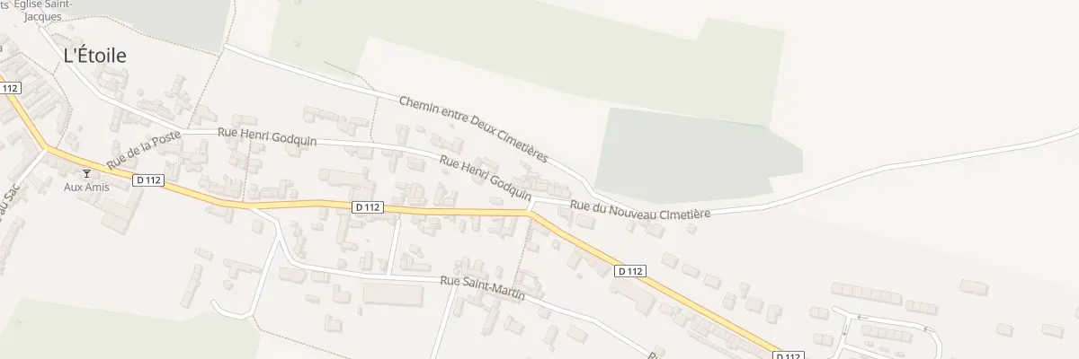 Plan du 2 Rue Henri Godquin à L’Étoile