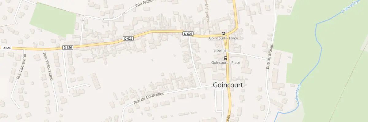 Plan du 12 Rue Gorguet à Goincourt