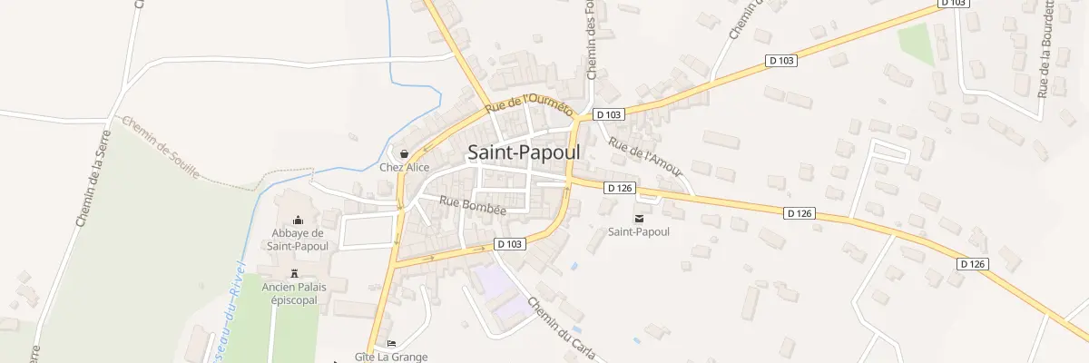 Plan du 4 Rue du Presbytère à Saint-Papoul