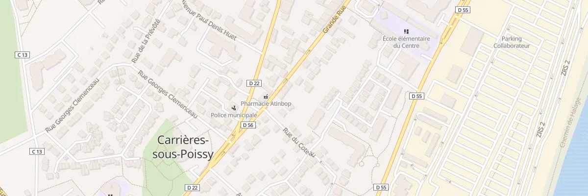 Plan du 90 Grande Rue à Carrières-sous-Poissy