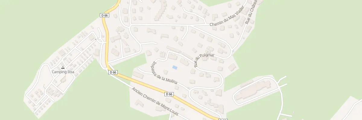 Plan de la Rue du Puigmal à Saillagouse