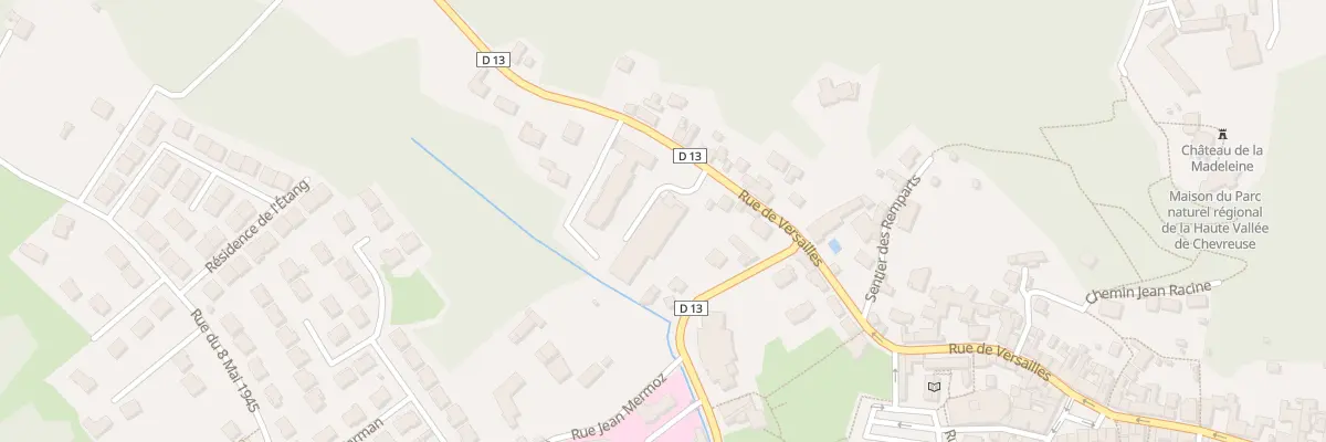 Plan du 35 Rue de Versailles à Chevreuse