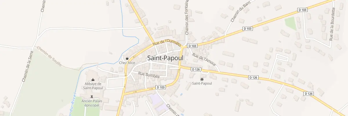 Plan du 3 Rue du Forgeron à Saint-Papoul