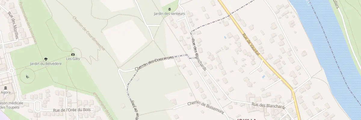 Plan du 1 Che des Doucerons à Jouy-le-Moutier