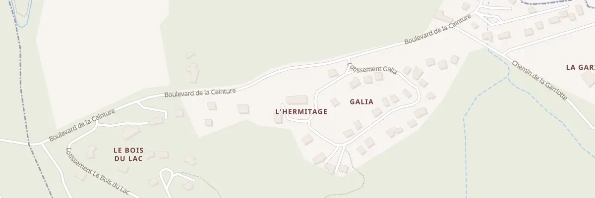 Plan du 33 Res la Ferme de Riquet aux Brunels