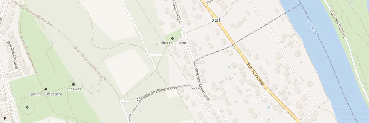 Plan du 36 Rue Félix Rouget à Vauréal