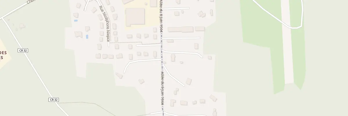 Plan du 13B All du 6 Juin 1944 à Roinville