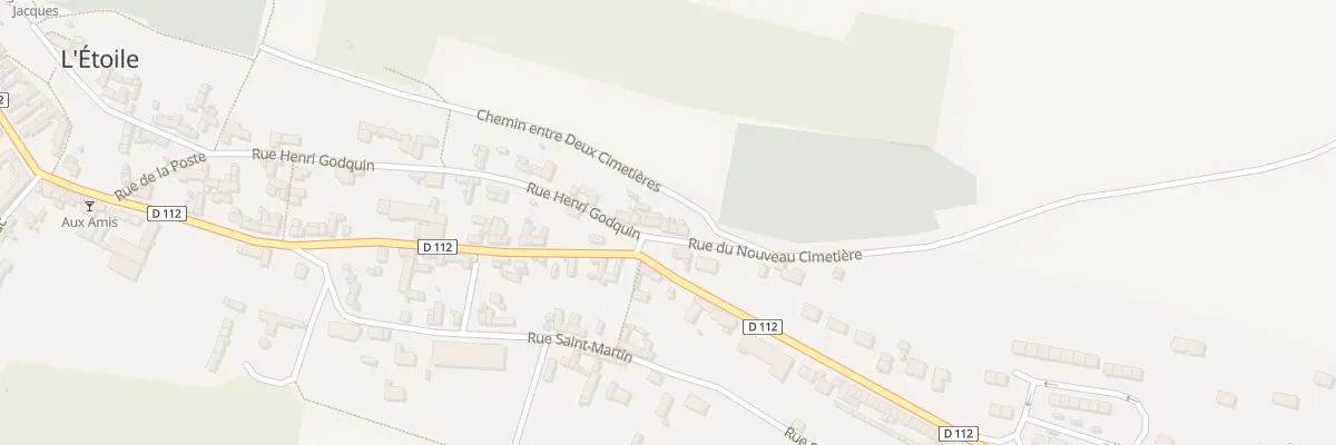 Plan du 3 Rue du Nouveau Cimetière à L’Étoile