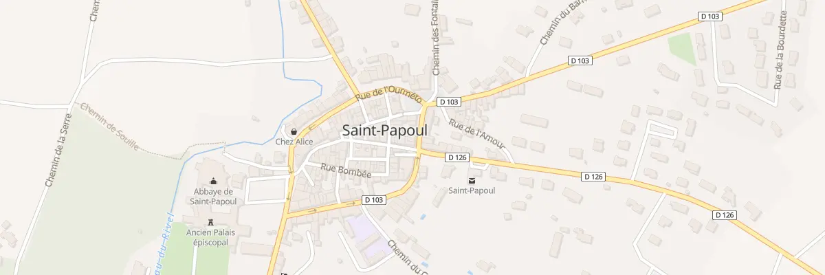 Plan du 3 Rue de l’Occitanie à Saint-Papoul