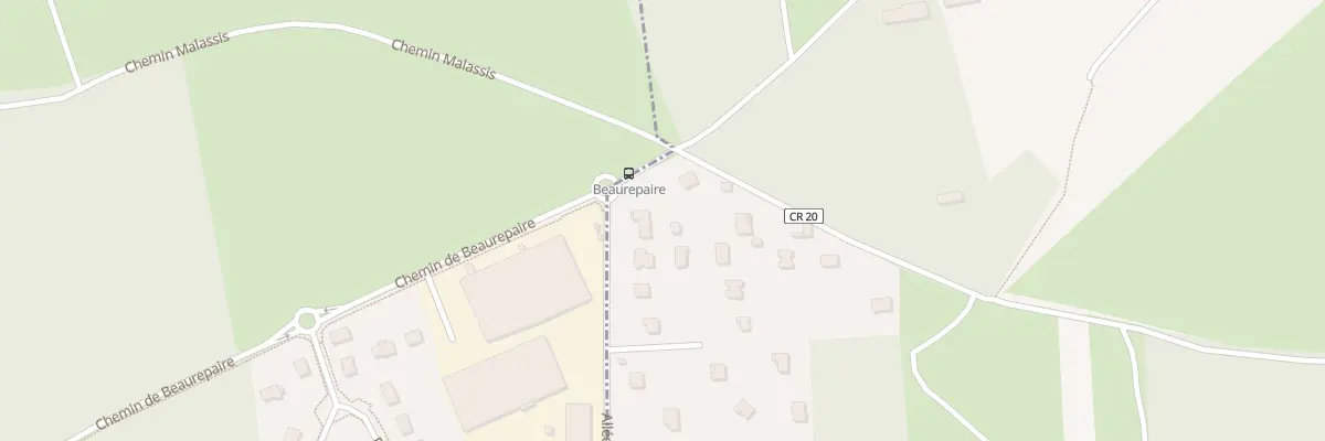 Plan du 3B All du 6 Juin 1944 à Roinville