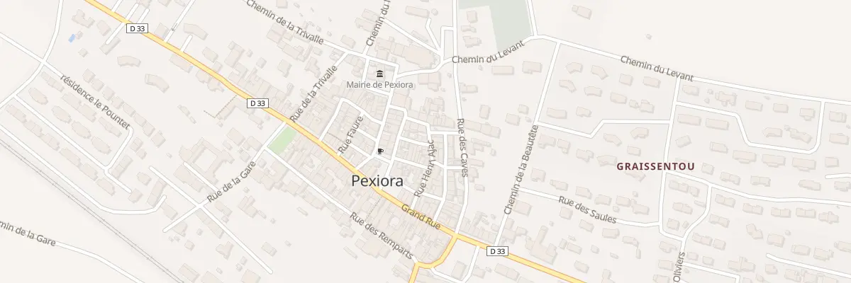Plan du 2 Rue du Chat à Pexiora