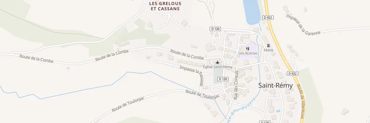 Plan du 5131 Lot La Passade à Saint-Rémy