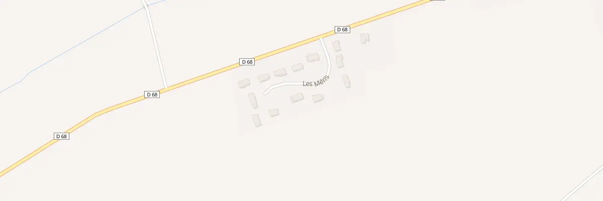 Plan du 18 Les Meris à Chéry