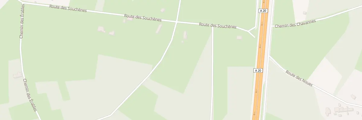 Plan du 5 Rte des Souchènes à Vierzon
