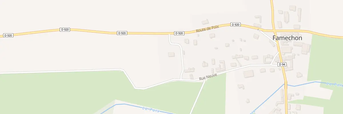 Plan du 5051 Rue Neuve à Famechon