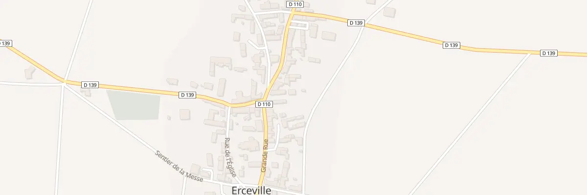 Plan du 11 Gr Grande Rue à Erceville