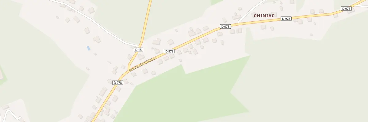 Plan du 29 Rte de Chiniac à Marcillac-la-Croisille